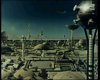 Der Planet Medora vor der Zerstrung