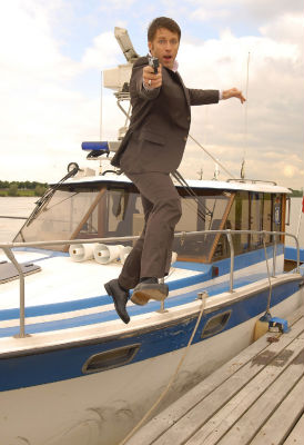 Bild ZDF: Major Christian Hennig (Bruno Eyron) bringt hchsten Einsatz fr die SOKO Wien.