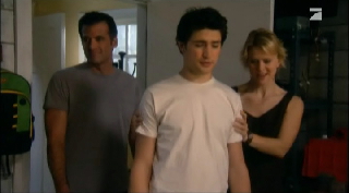 Kyle mit seinen Zieh-Eltern.