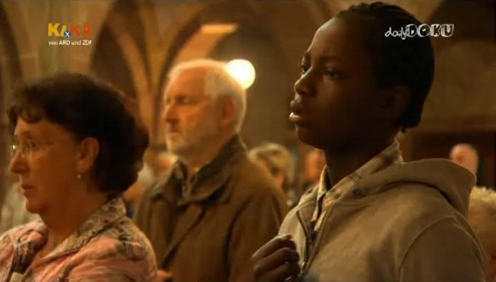 Wenigstens ein Bengel ist fromm!